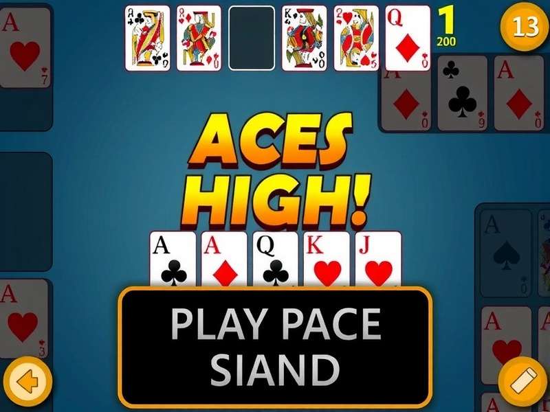 Aces High Card Game Gameplay Screenshot